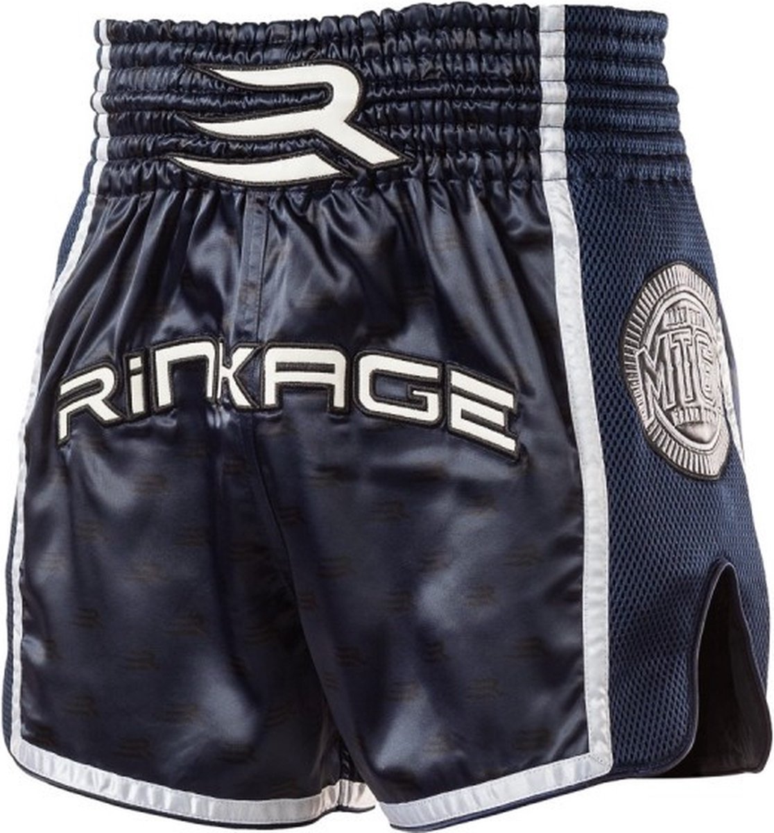 Rinkage Thai Stallion Muay Thai Short- Donkerblauw L