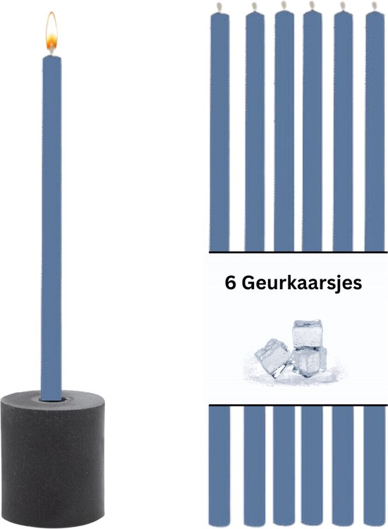 DK Design Kerstboom Kaarsjes Doos 6 stuks Orange - Geur voor je Huis