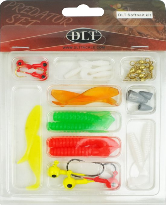Eurocatch Baitcaster set Deluxe - Baitcasterhengel & Baitcasterreel - Gevlochten lijn - Sofbait kit - Staaldraadjes — afbeelding 4