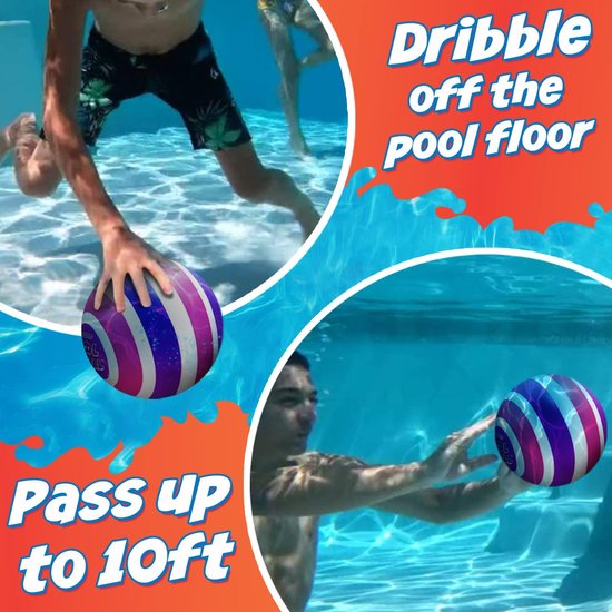 Ultimate Pool Ball Waterbal - Voor onder water dribbelen & duikspel - Kids van Ultimate — afbeelding 2