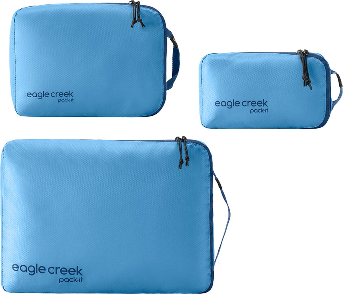 eagle creek Pakzak Pack-It Isolate Cube Set XS / S / M Blue Dawn Lichtblauw