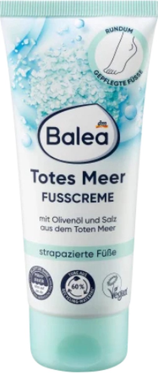 Balea Voetcrème Dode Zee Mineralen | 100ml | Dermatologisch getest