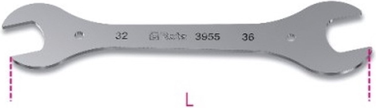 Beta 3955 balhoofdsleutel 32x36mm