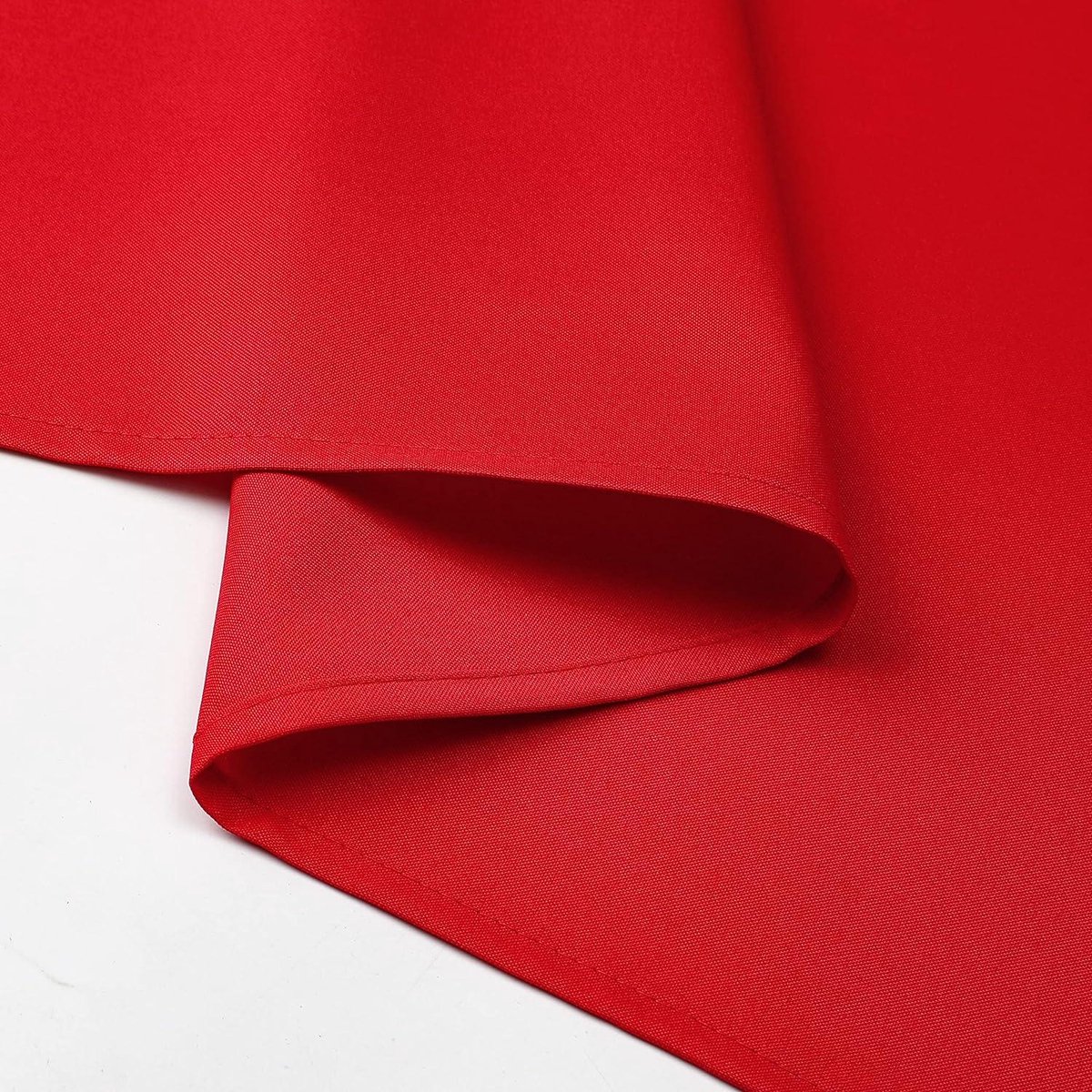 Rond Tafelkleed - Rood - Kwaliteit Stof - 180cm