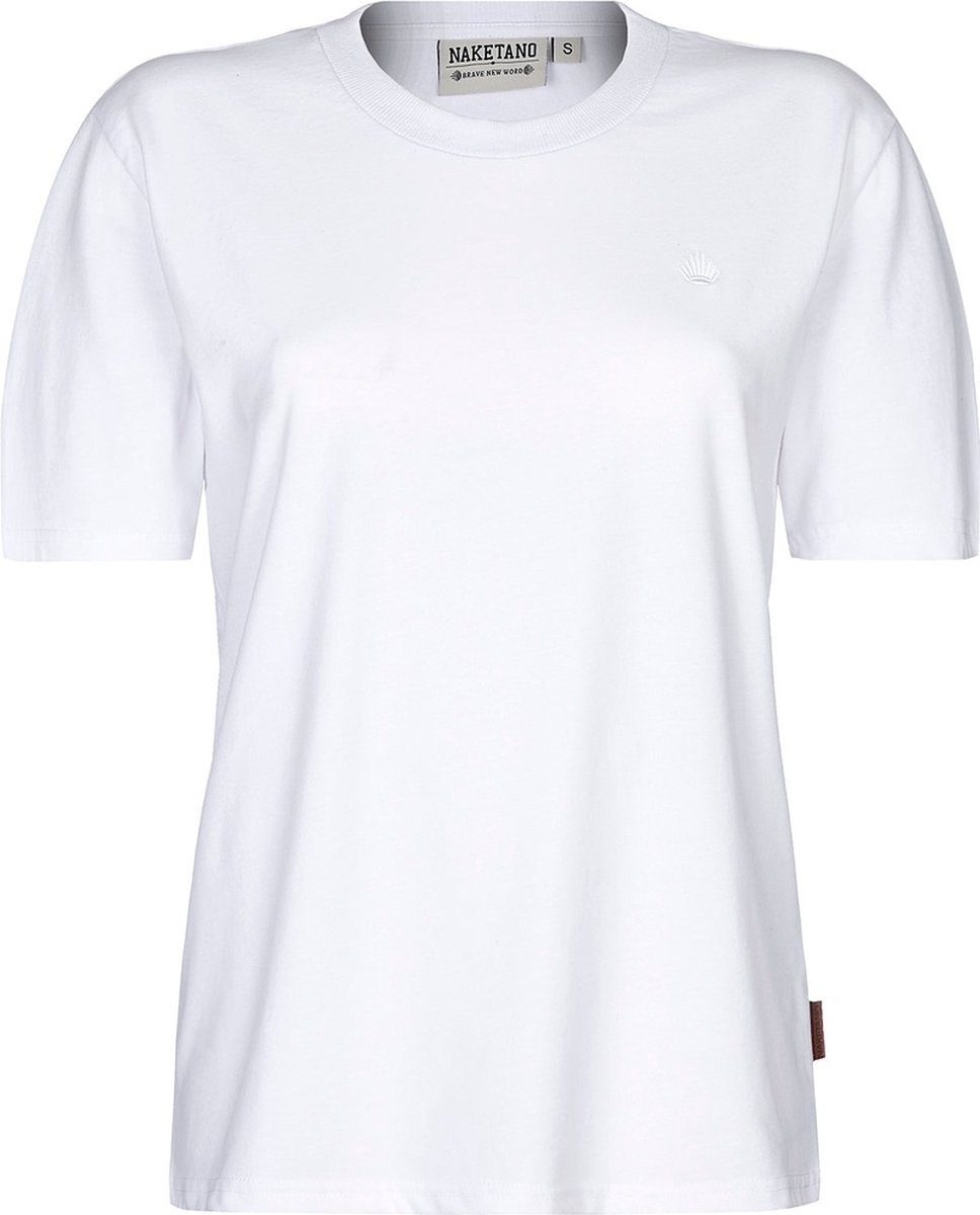 Naketano Damen T-Shirt New-T-Shit 2301-0013 White-M