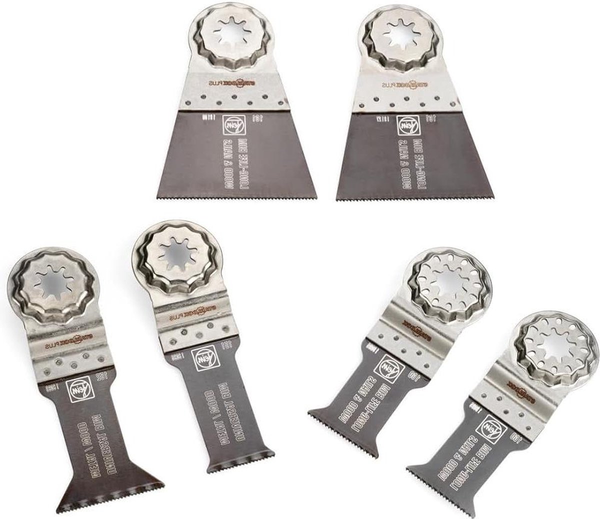 Best of Wood & Metal E-Cut StarlockPLus Blades - 6 Pack