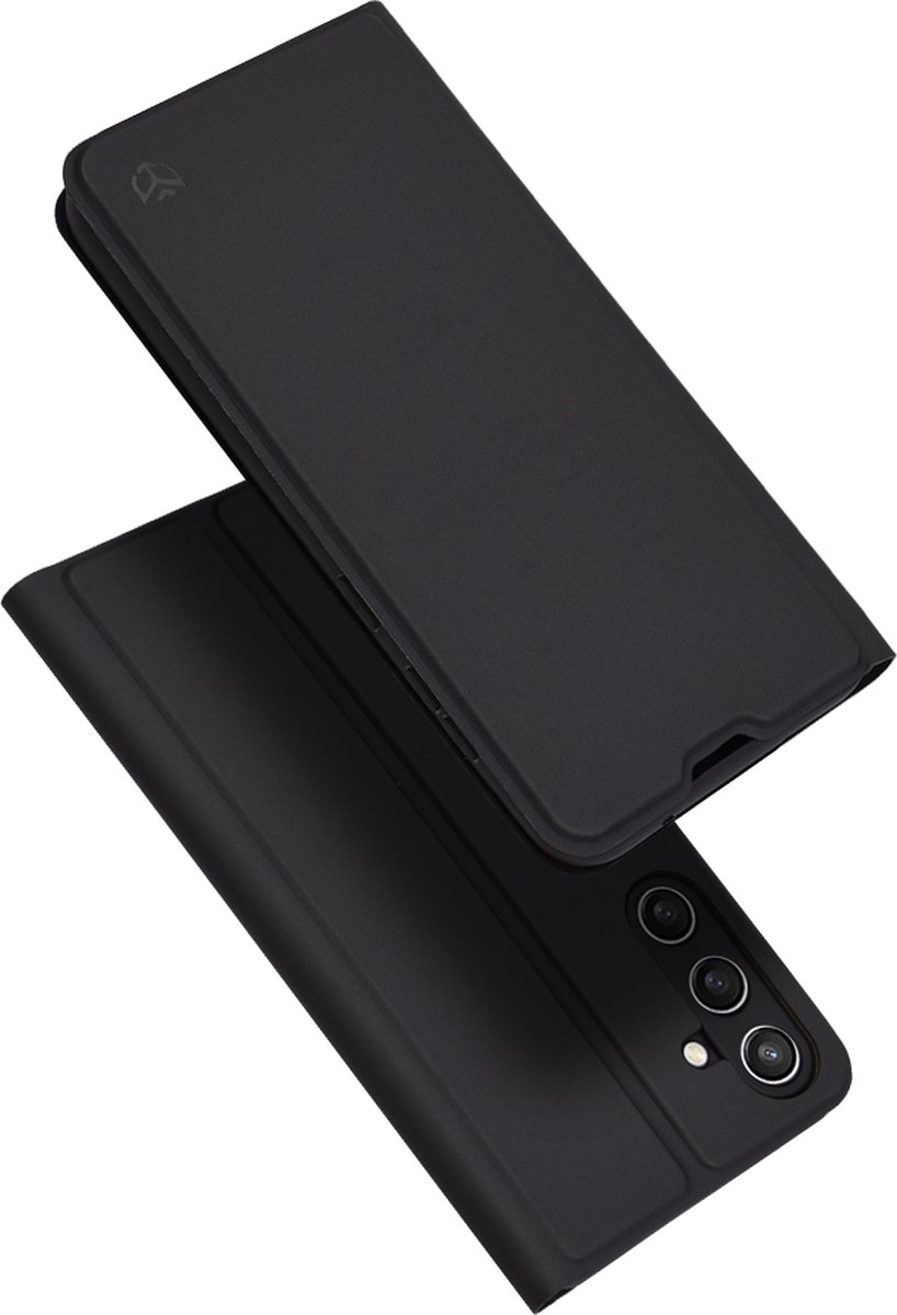 Techsuit Magskin Book Wallet Case hoesje voor Samsung Galaxy S23 FE - Zwart