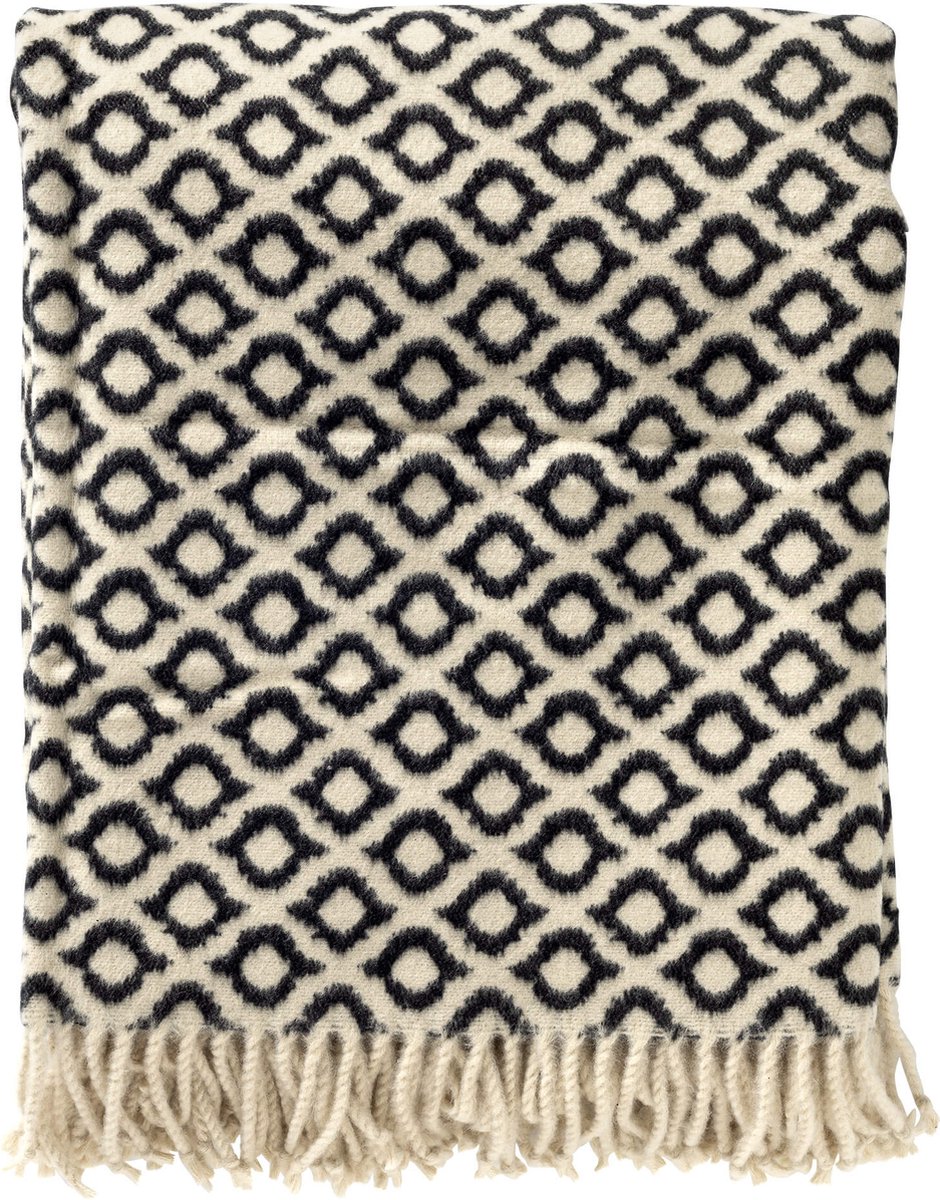 ISABELLA | plaid 150x200 cm | Raven | zwart | multicolor | Hoii