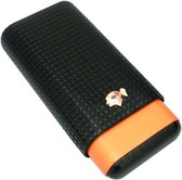 Cohiba- Sigarenkoker- Geel- Sigarendoos- Humidor- Sigaren doosje- Voor 3 sigaren- Sigaren Opbergdoos- Sigaren- Sigaar- Humidor Sigaren