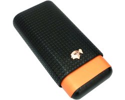 Cohiba- Sigarenkoker- Geel- Sigarendoos- Humidor- Sigaren doosje- Voor 3 sigaren- Sigaren Opbergdoos- Sigaren- Sigaar- Humidor Sigaren