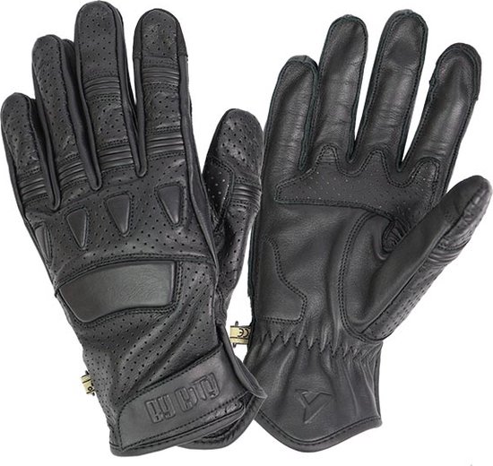 By city-motorhandschoenen-pilot II man-heren-protectie-CE gecertificeerd-zwart-L