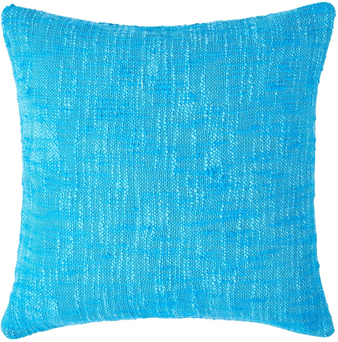 Homescapes Nirvana katoenen kussenhoes, turkoois, 60 x 60 cm Aqua