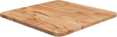vidaXL Plateau de table - Carré - 40x40x1,5 cm - Plateau de table en chêne marron clair - Bois de chêne Massief - Plateau de table de remplacement - Design rustique - Style campagnard - Plateau de table Vintage