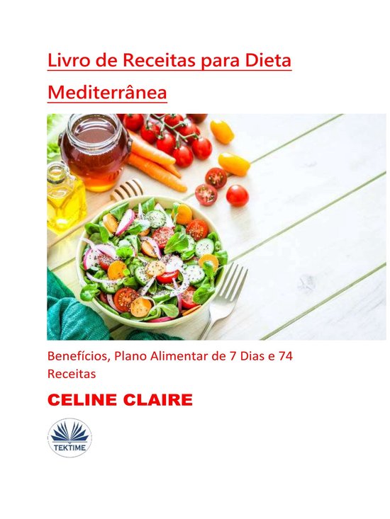 Livro De Receitas Para Dieta Mediterrânea - cover