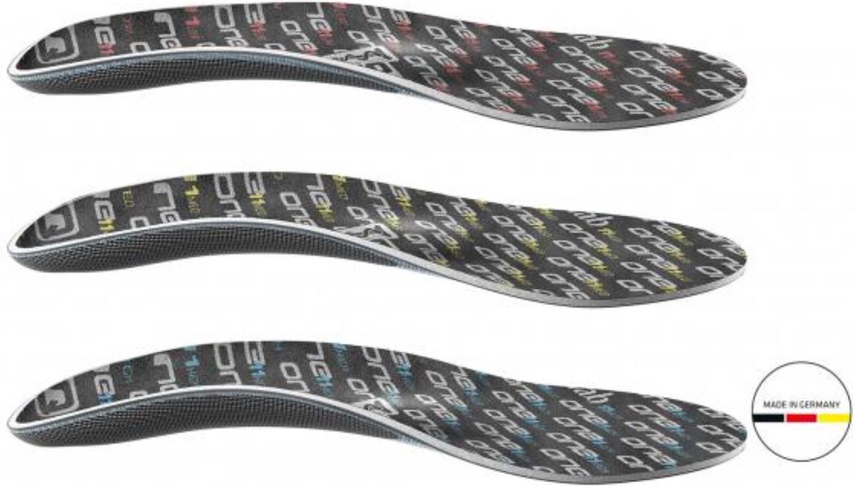 SQ-Insoles ONE11 Low – Maat 46 - Inlegzolen – Heren en Vrouwen – Uniseks – Voor Mountainbikefietsers – Sport – Alle voettypes