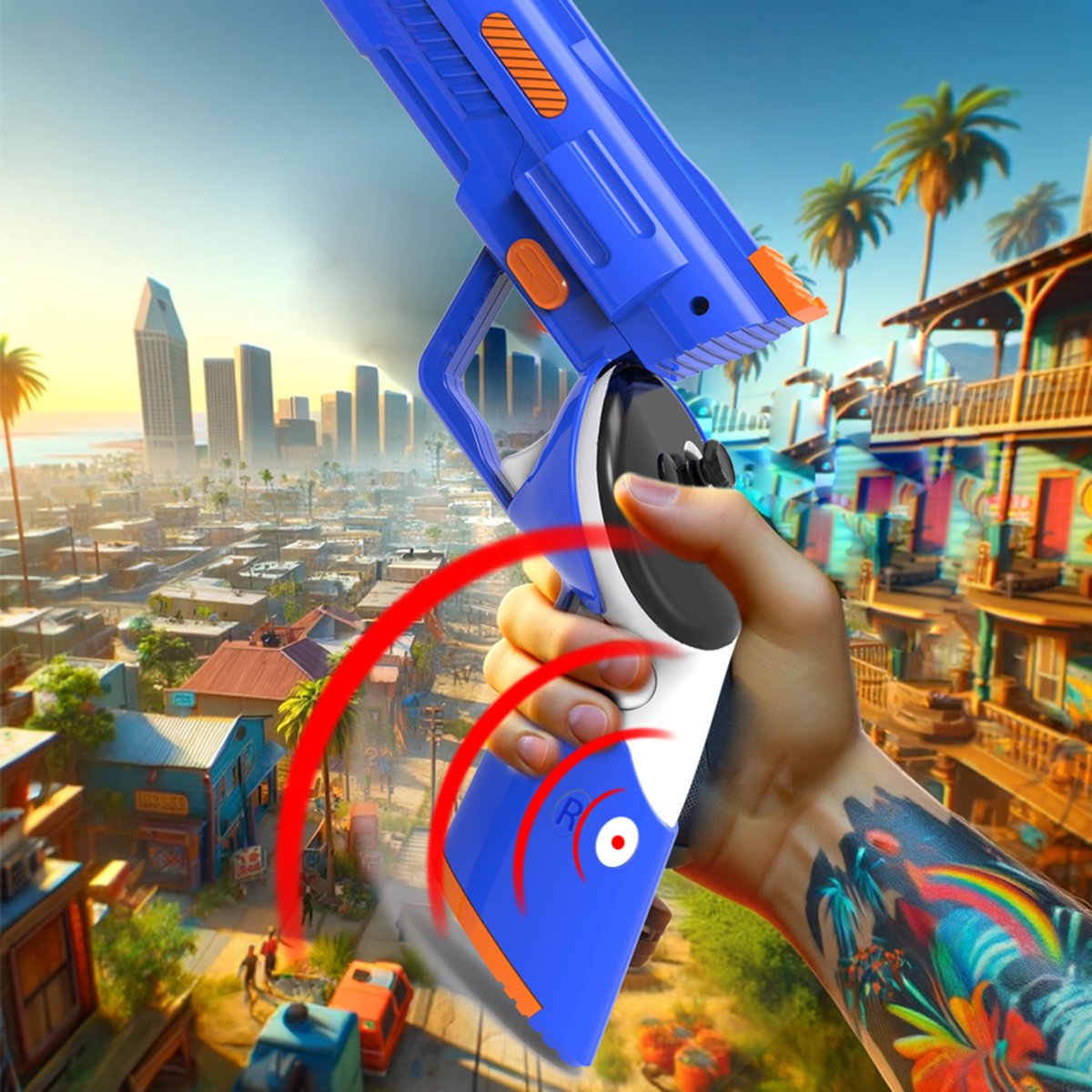 Replica VR Controllerpistool Kit Meta Quest 3 thumbnail 2