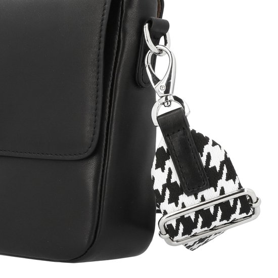 Sac Bandoulière Cuir PICARD Relaxed Crossbody Bag Noir | Neuf Avec étiquettes, Réglable, Occasion Décontractée
