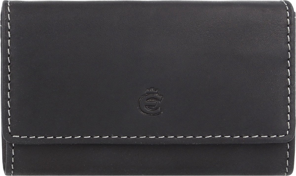 Esquire Dallas Etui voor visitekaartjes Leer 10.5 cm - 12 Sleuven - schwarz