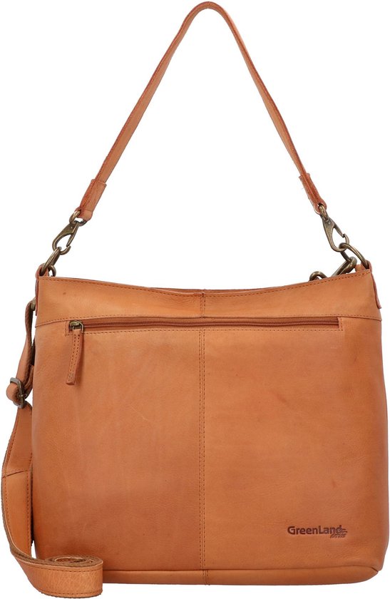 Greenland Nature Dokterskist, dokterstas, dokterstas, verloskundige tas, dokterstas, natuur/beige of bruin, van het fijnste leer, cadeauset, Greenland-2509, Maße: 41 x 25 x 27 cm