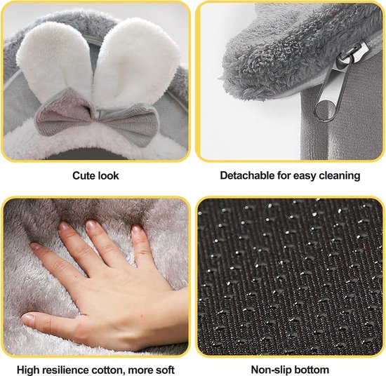Galatée Kattenhuisje, wasbaar hondenbed, warme en gezellige pluche Galatée Kattenhuisje, wasbaar hondenbed, warme en gezellige pluche