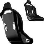 Bol.com Trak Racer- TRX Hybride Vaste Fiberglass Stoel - Geheel Zwart - Alleen Stoel aanbieding