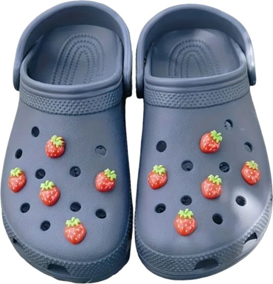 Crocs pins aardbei - crocs charms aardbeien - aardbeien charms - crocs accessoires - aardbei