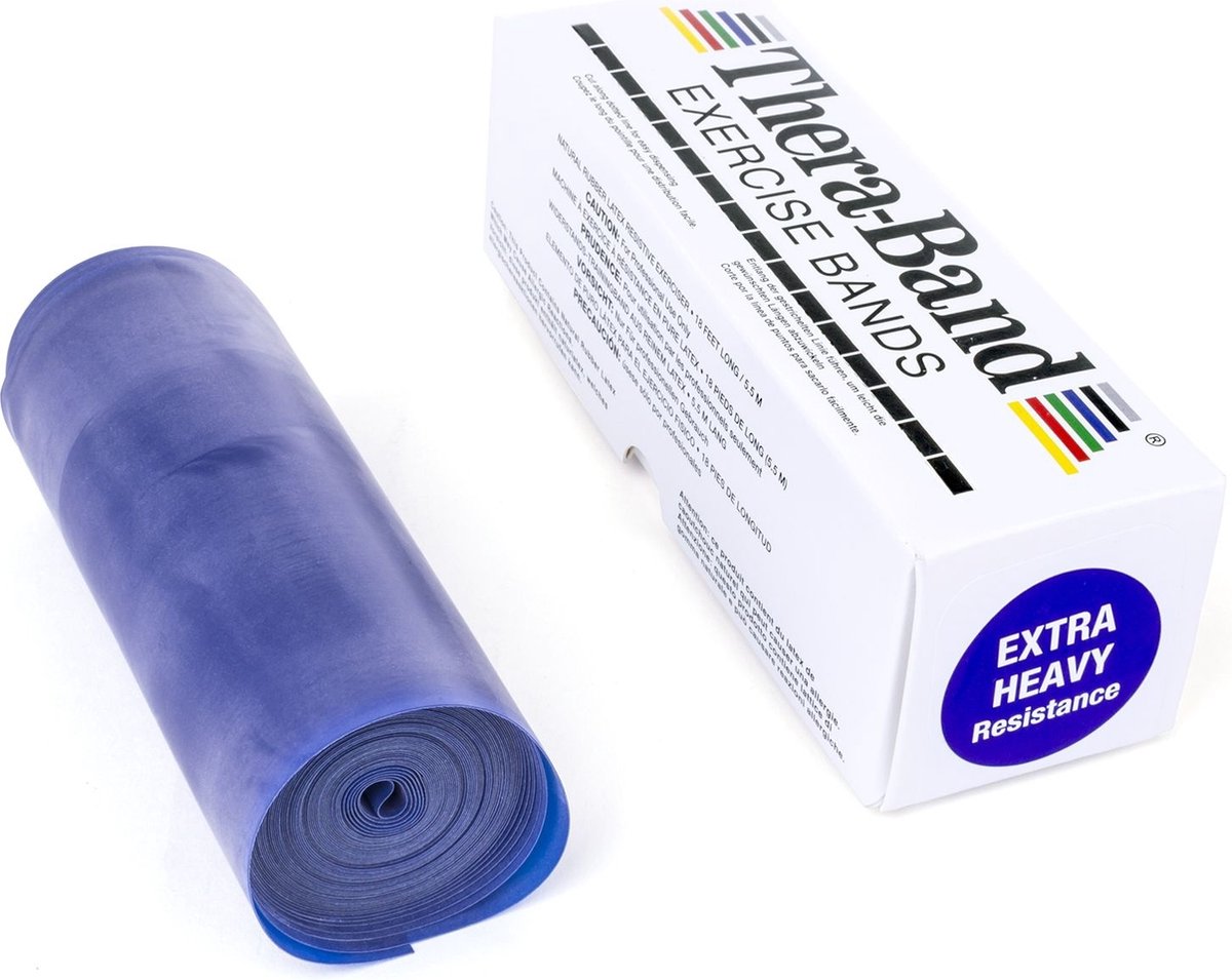 Elastische Therapieband Rolyan® 5,5 m : X-firm - blauw