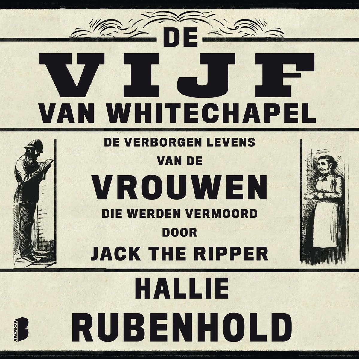 Omslag van De vijf van Whitechapel