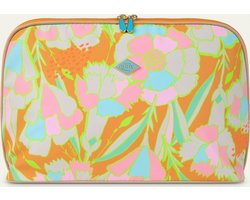 Oilily Chelsey - Toilettas - Dames - Met Spiegeltje - Waterdicht - Bruin - One size