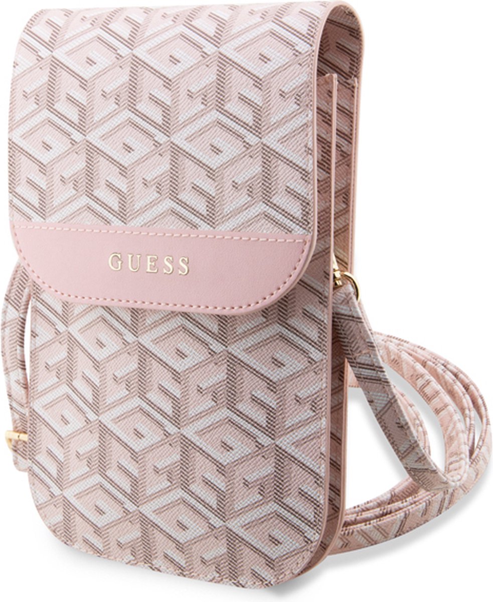 Guess PU G-Cube Heuptas (Scherm tot 7 Inch) - Roze