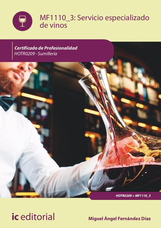 Servicio especializado de vinos. HOTR0209 - cover