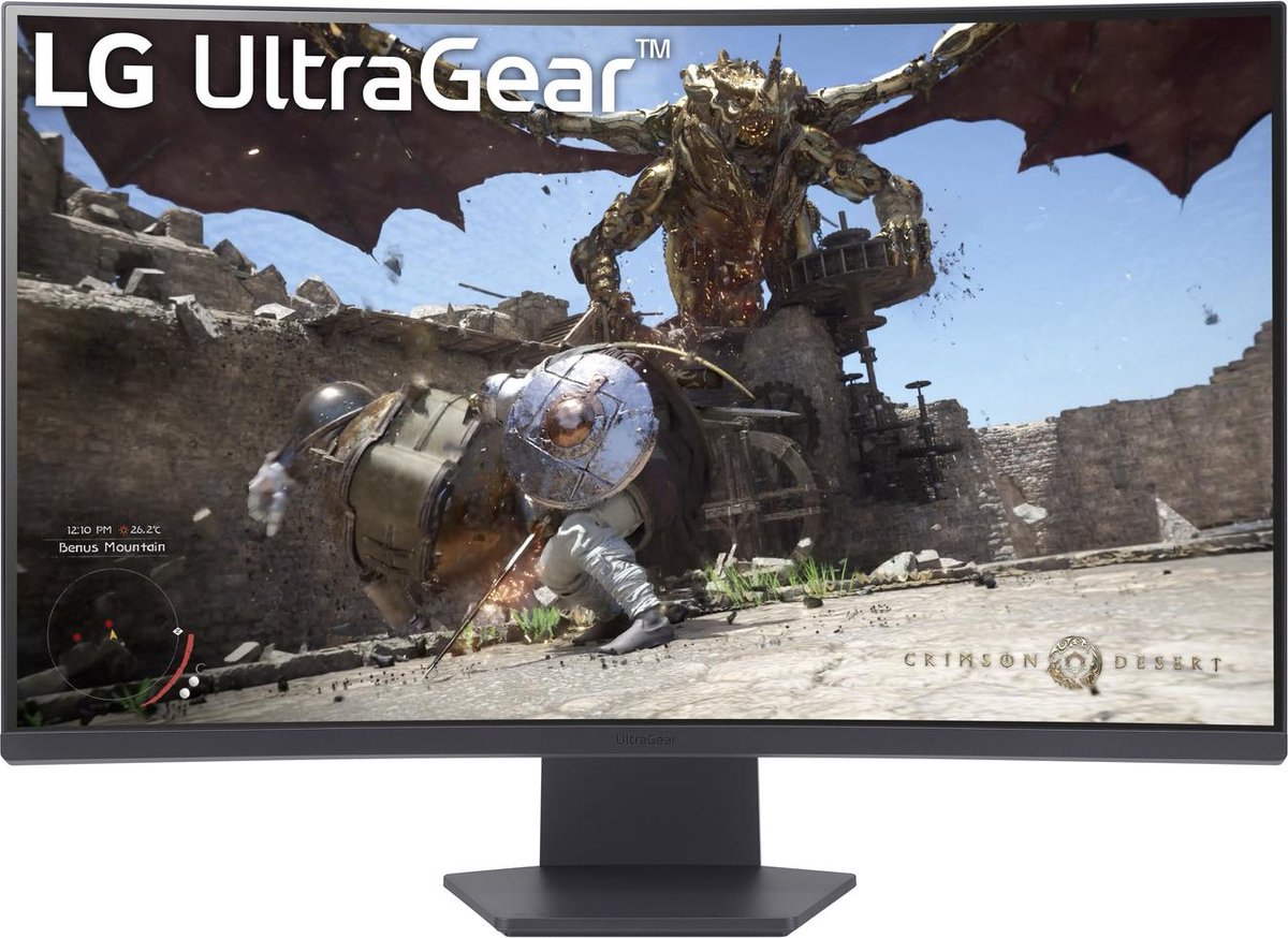 LG UltraGear 32GS60QC-B - QHD Curved Gaming monitor - 180hz - 1 ms - 32 inch