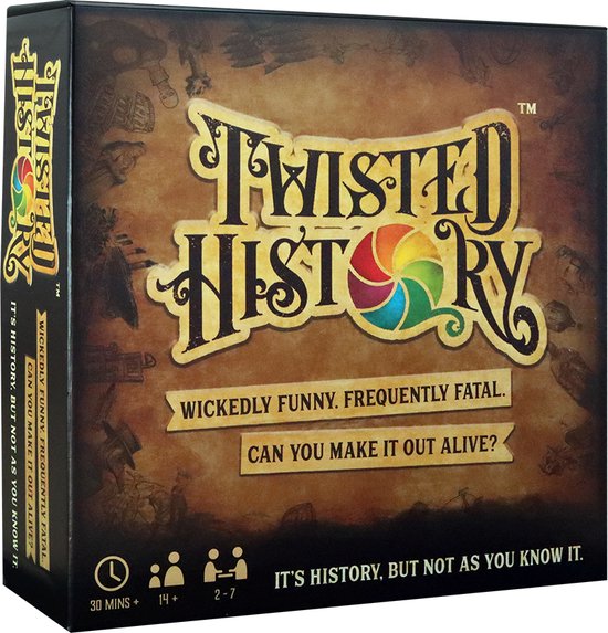 Twisted History - Engelstalig Partyspel - Trivia - Rariteiten uit de Geschiedenis - Horror - Onheilspellende feitjes & curiosa