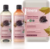 ITINERA Cosmetic Set: Shampoo + Conditioner voor Krullend Haar met Toscaanse Rode Druiven 2x370ml