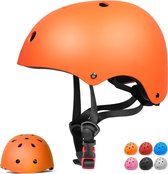 Kinderhelm Oranje - Fietshelm - Helm voor Kinderen – Skate Helm Kinderen – SkateHelm – Skate Helm Kind – Helmet – Helmen – Fietshelm Kinderen, Sporthelm – Kinderen