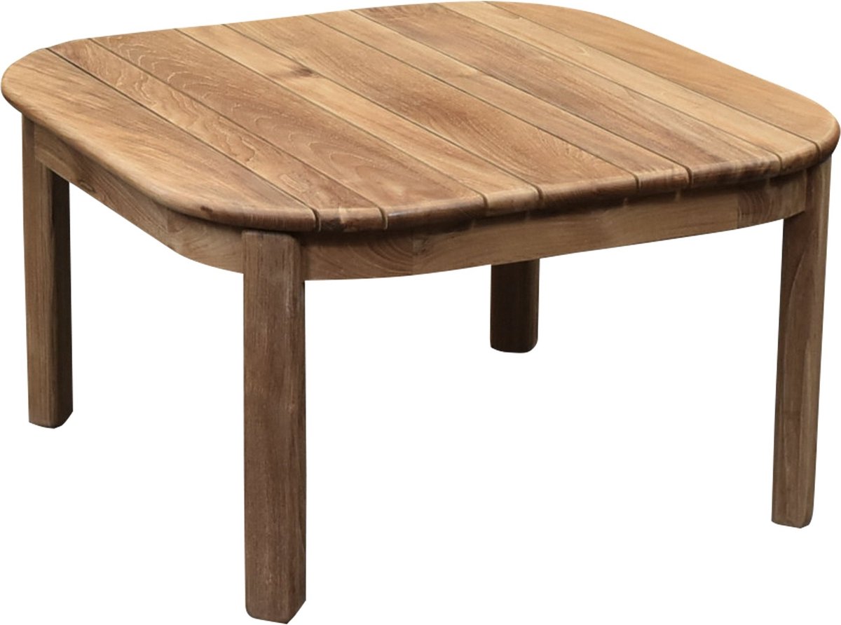 Milano lounge tuintafel 80x80xH45 cm teakhout