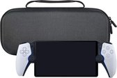 Case geschikt voor Playstation Portal - opbergcase - beschermhoes - Console tas - Hardcase - grijs - PS5