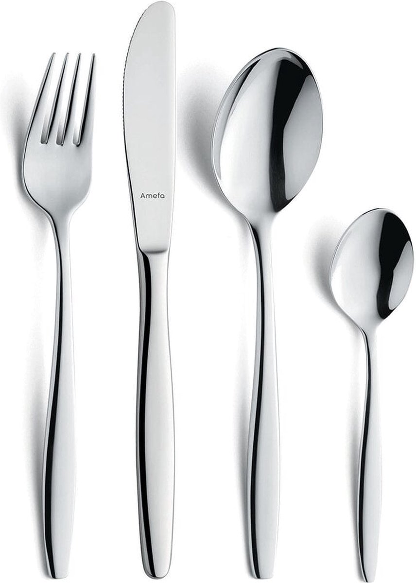 Amefa - Florence 24-delige Bestekset in Luxe Houten Kist - Zilver