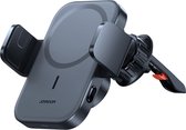 Joyroom - Telefoonhouder Auto voor Ventilatierooster - Draadloze Oplader 15W - Zwart