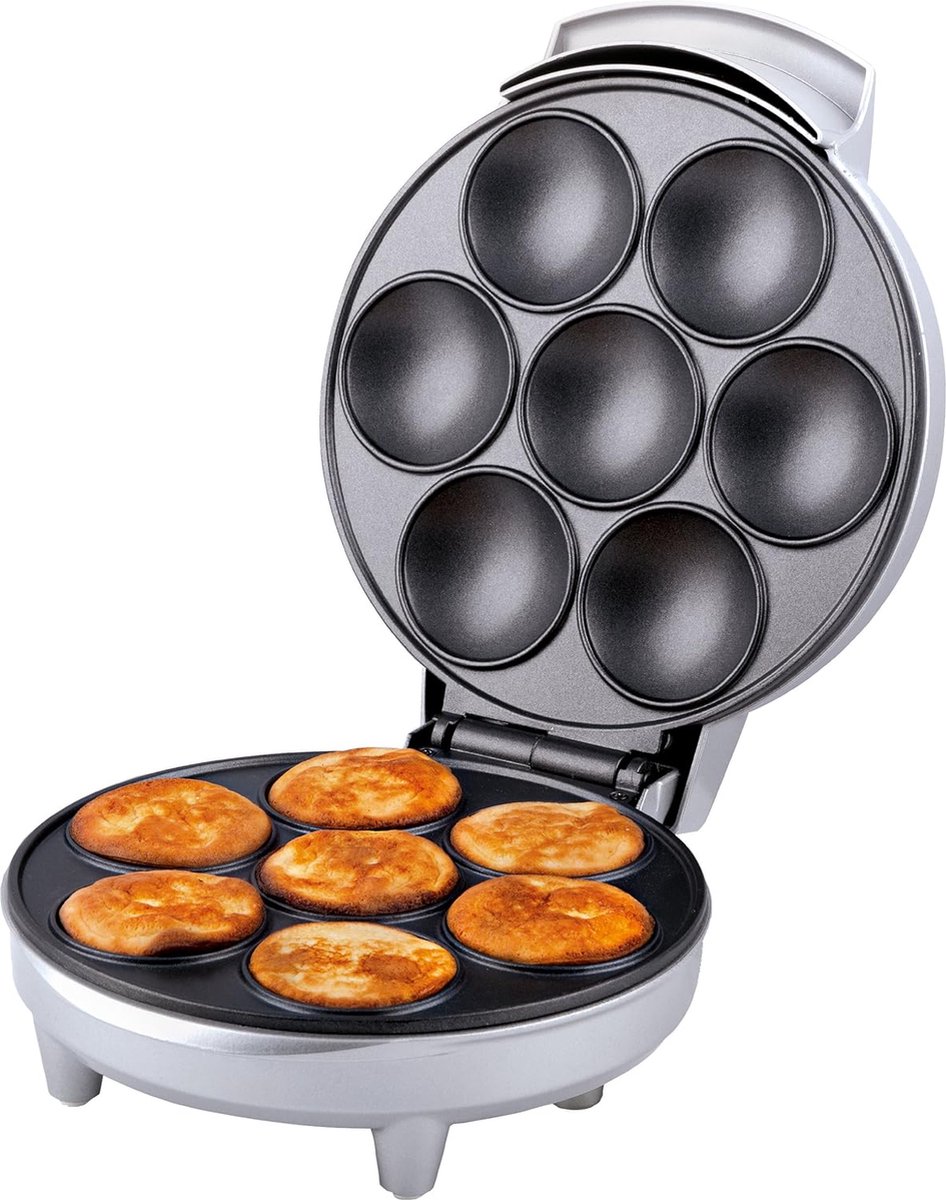 Bol.com Poffertjespan - Poffertjesmaker - Poffertjespannen - Poffertjes pan - Poffertjes wafel ijzer - Poffertjesplaat aanbieding