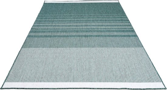 Tapis Moderne Vert / Grijs / Beige - 160x230 cm - Poils ras - Tapis de Salon