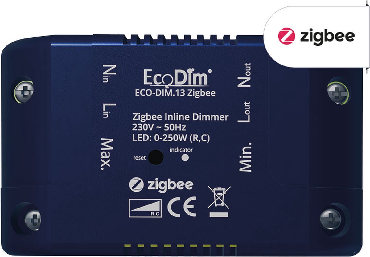 EcoDim Zigbee Inline Dimmer 250W