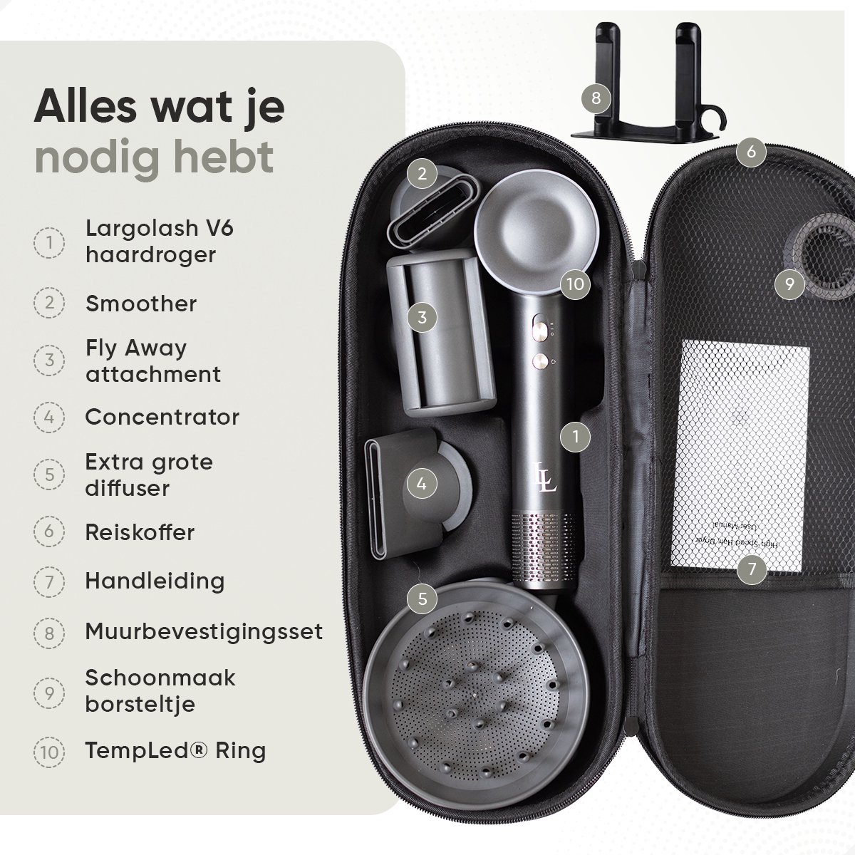 Largolash V6 Fohn met Diffuser - afbeelding 2