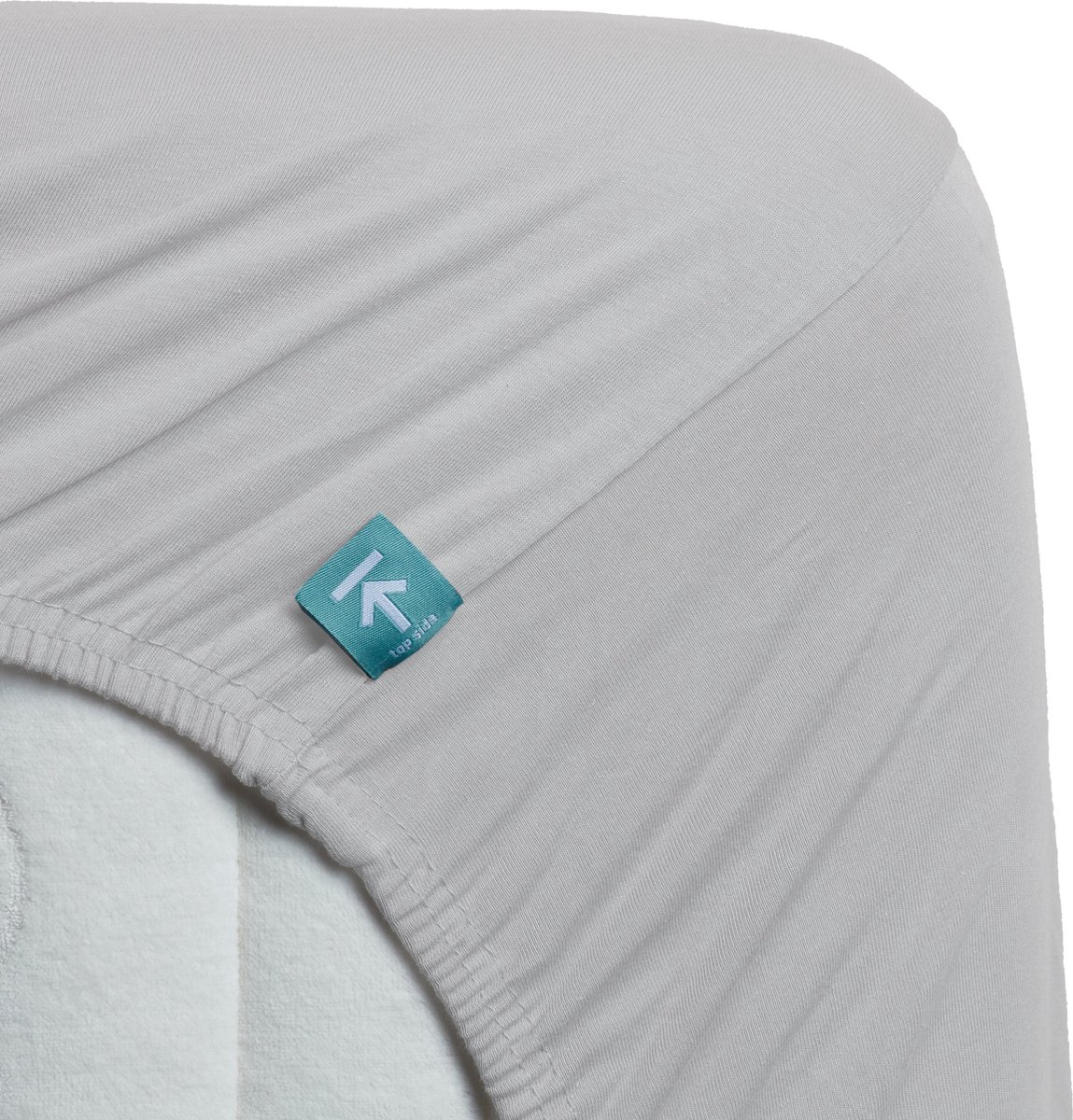 Beddinghouse - Jersey - Topper Hoeslaken - 200x220 cm - Licht grijs