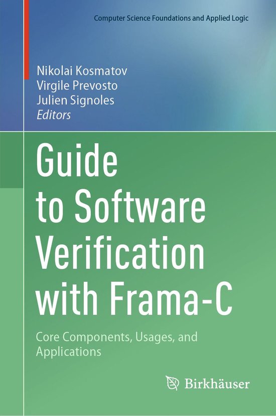 Computer Science (R0) - Guide to Software Verification with  ... - cover
