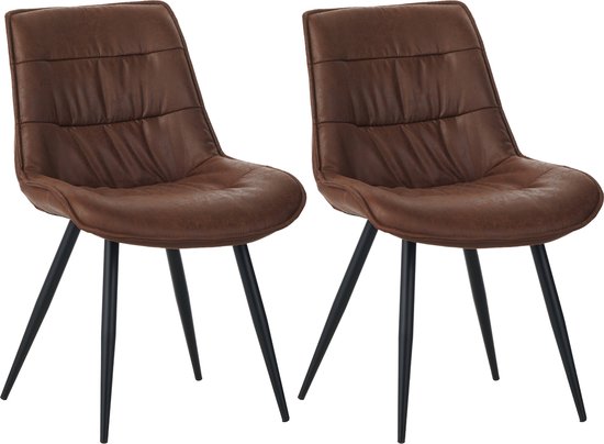 Eetkamerstoelen zonder armleuningen - Tot 50% Korting | Livin24 Outlet