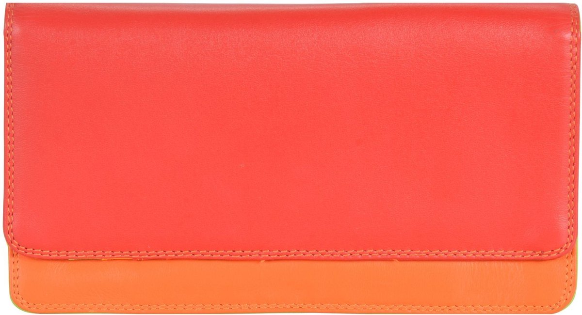 Mywalit Medium Matinee Purse Wallet Drukknop Portemonnee Jamaica -N - Rood