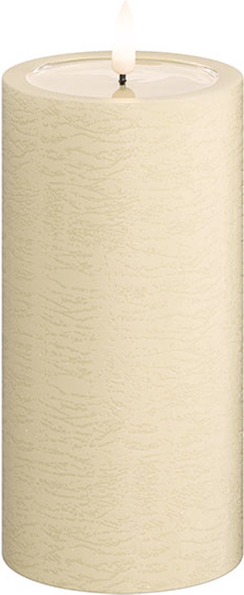 Deluxe Homeart Unique Kaars 7,5 x 15cm Creme UNI0110 Beige