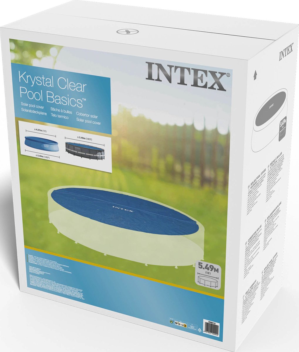 Intex Solar Zwembad Afdekzeil - Easy Set & Frame Zwembad Ø 549 cm — afbeelding 8