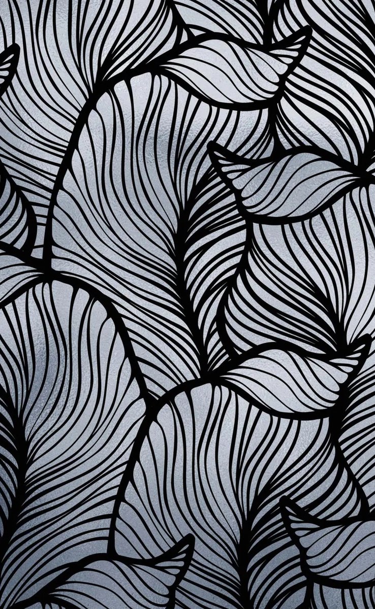 Decoratie plakfolie meubelfolie Balea silver 45cm x 1,5m zelfklevend - Decoratiefolie - Plakplastic - Raamfolie - zilverblauw